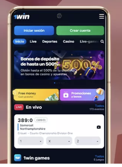 Descarga la app de 1win y lleva la emoción de las apuestas contigo a donde vayas. Accede a promociones exclusivas, eventos en vivo y mucho más