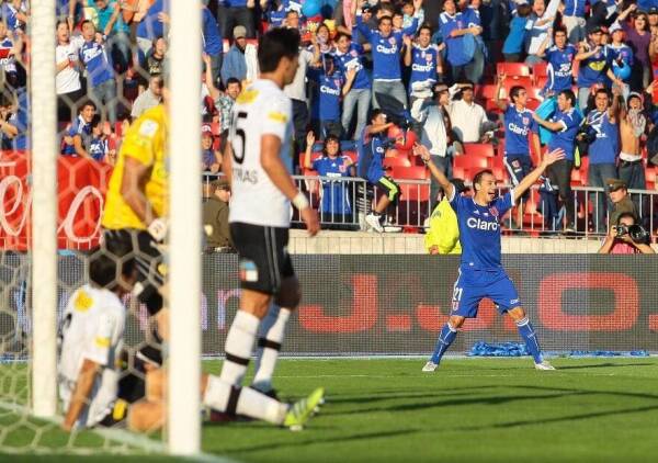Marcelo Díaz gol en Universidad de Chile a Colo Colo, A_UNO_127718