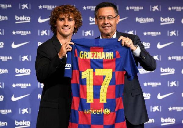 Griezmann lucira el numero 17 con la camiseta del Barcelona