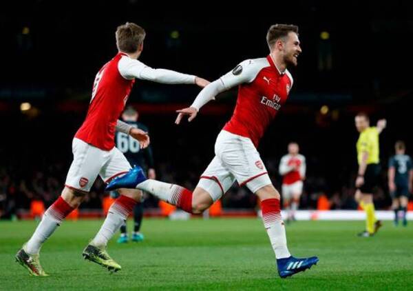 Arsenal_CSKA_Ramsey_celebra_Europa_League_2018_Getty
