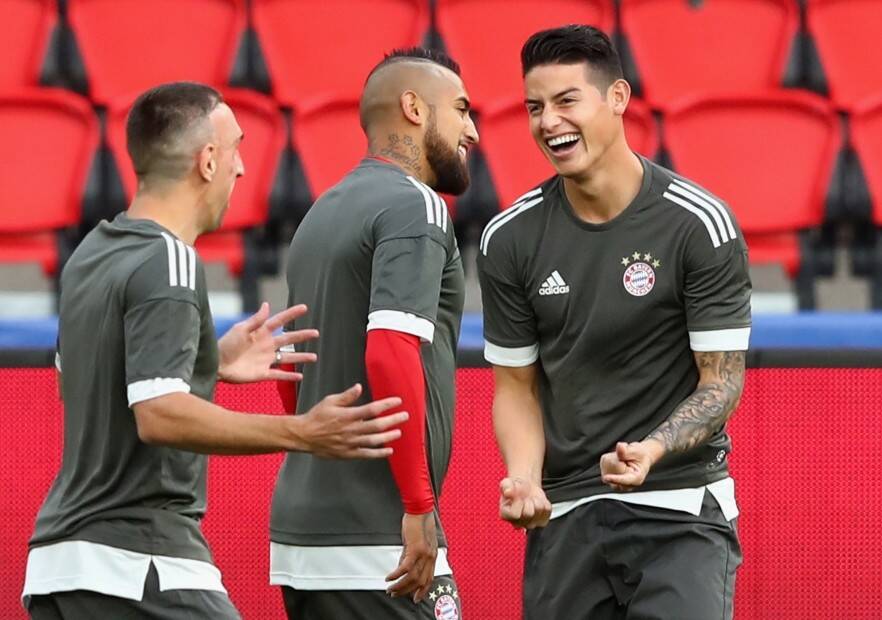 Arturo Vidal-James Rodríguez-Bayern Munich-