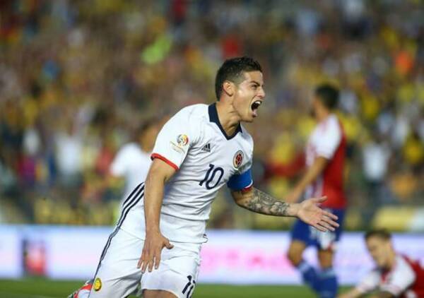 Colombia Paraguay James Rodriguez