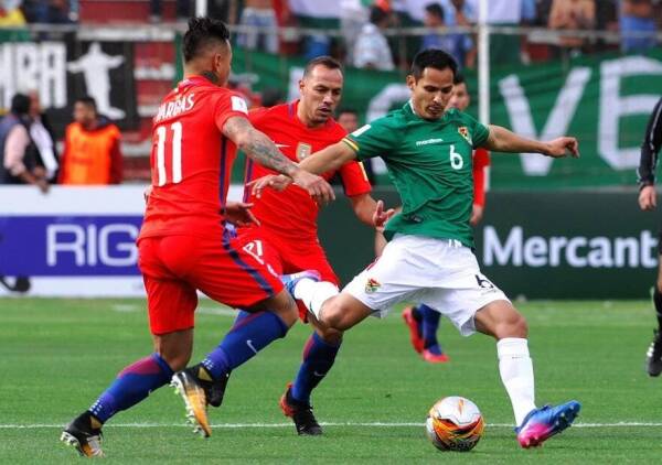 Bolivia vs Chile, clasificatorias Mundial Rusia 2018.