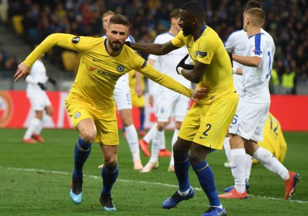 DinamoKiev_Chelsea_Giroud_Gol_EuropaLeague_Getty