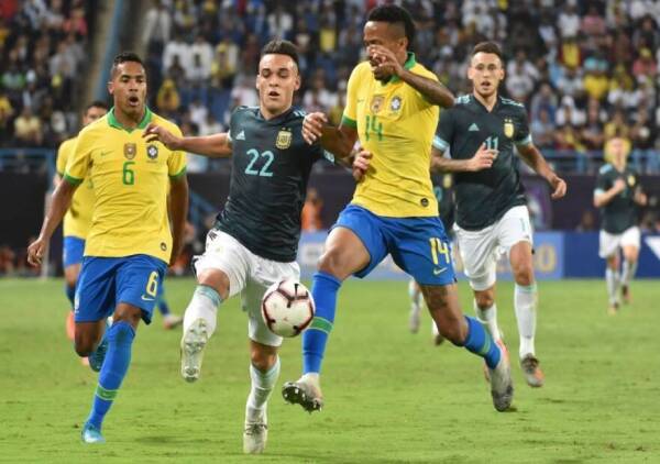 Lautaro Martinrz-Brasil-Argentina- Amistoso-Fecha FIFA