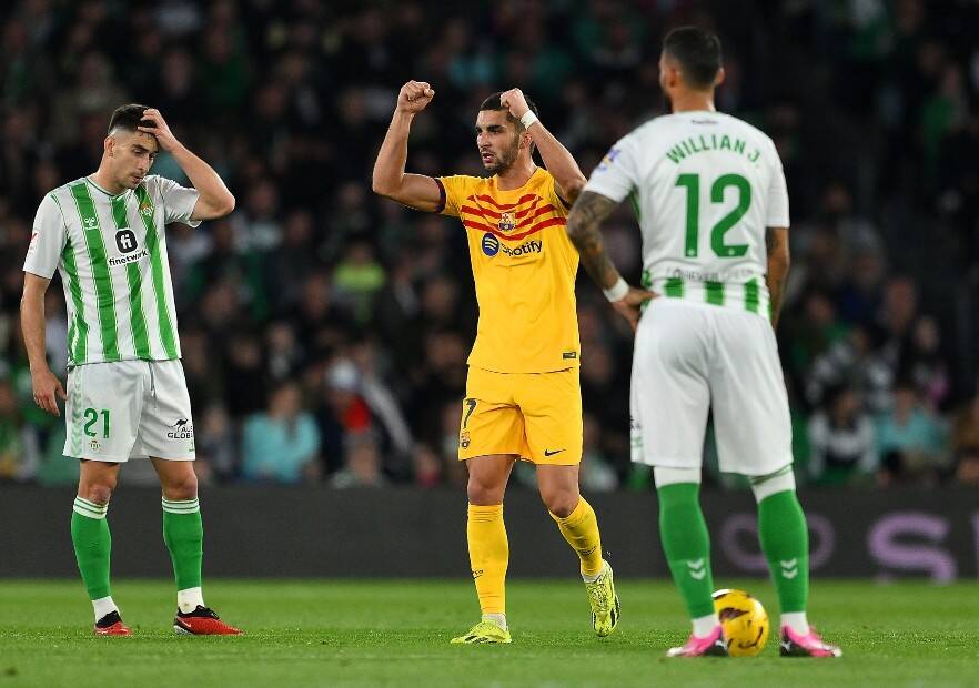 Real Betis-vs-Barcelona-Ferran Torres