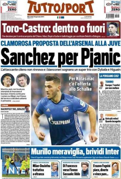 Sanchez_Pjanic_Arsenal_Juventus_Tuttosport